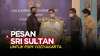 Berita video Sri Sultan Hamengku Buwono X memberi pesan kepada para pemain PSIM Yogyakarta, yang akan berjuang di babak 8 besar Liga 2 2021/2022.