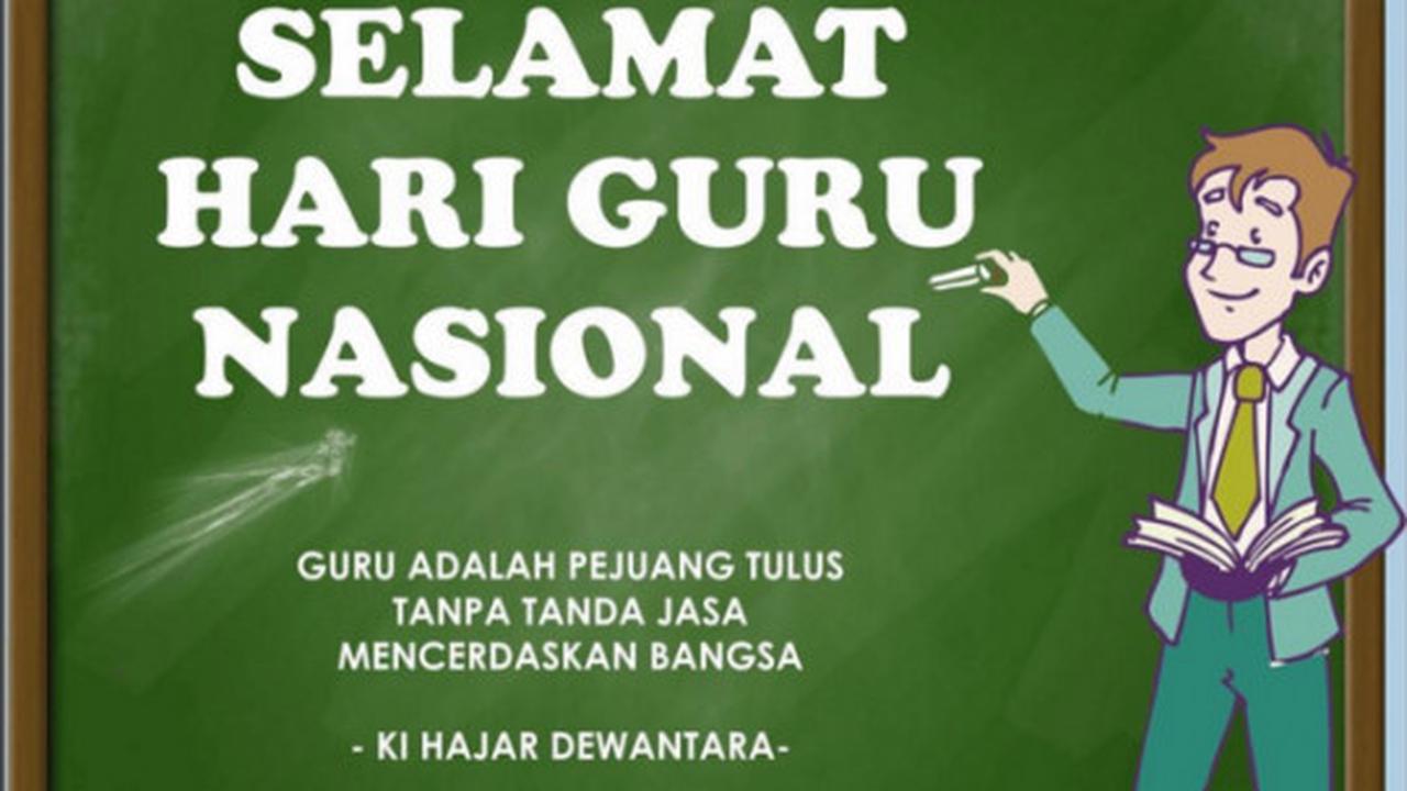 Meme ucapan Hari Guru Nasional ramai beredar di media sosial