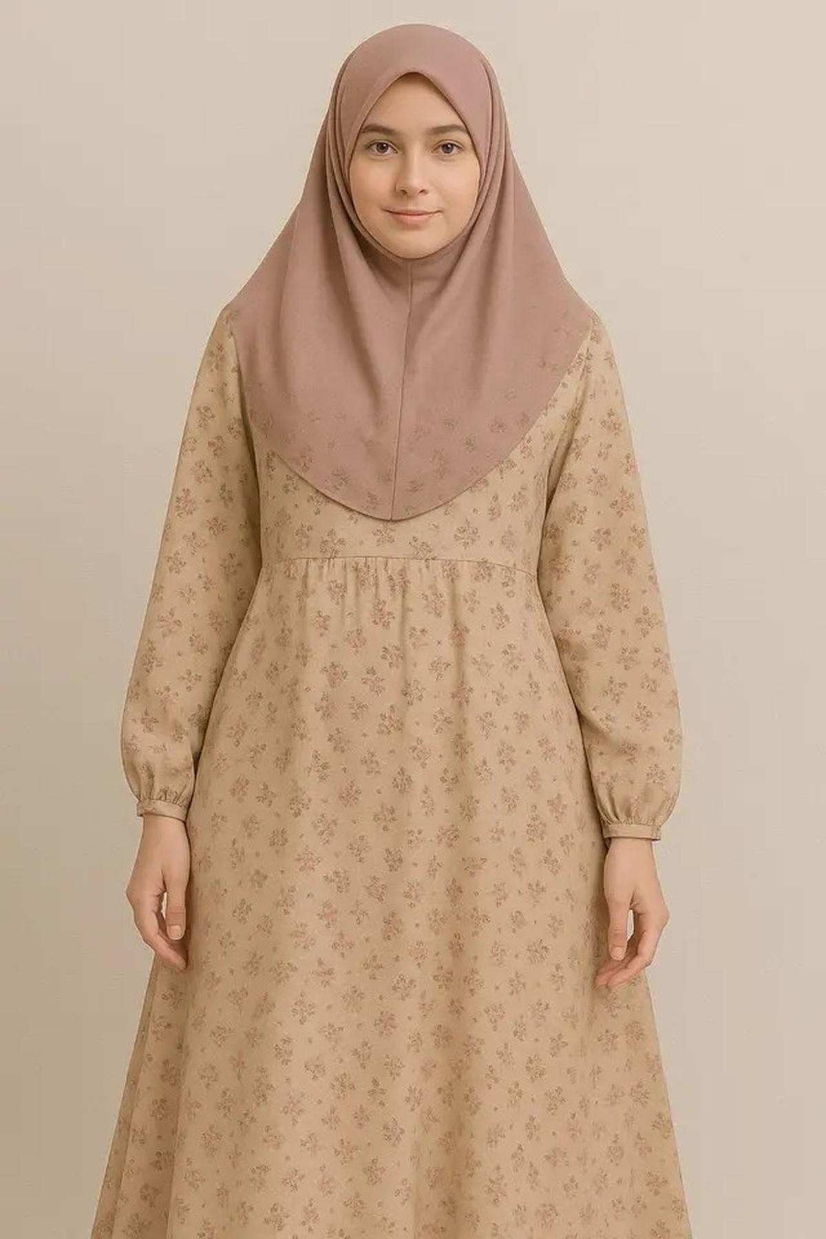 6 Inspirasi Model Gamis Syari A-Line Terbaru, Pilihan Fashion Muslimah Modern di 2025