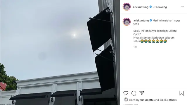 Arie Untung (Foto: Instagram/@ariekuntung)