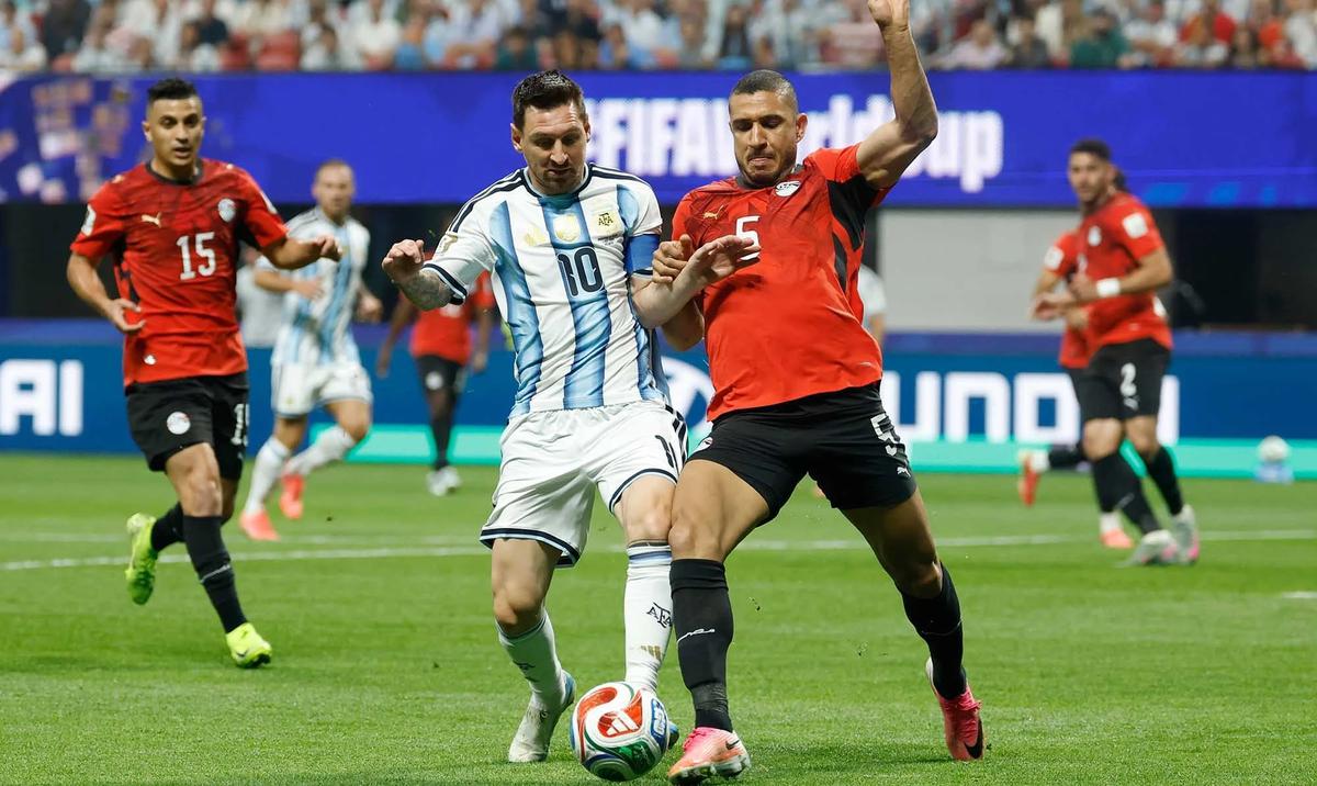 FOTO: Ketinggalan Dua Gol,  Argentina Cetak Remontada Dramatis