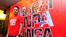 Aktor Lukman Sardi saat press screaning film Negeri Tanpa Telinga, Jakarta, Kamis (7/8/14). (Liputan6.com/Andrian M Tunay)