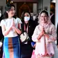 Ibu Iriana Joko Widodo dan Ibu Negara Korea Selatan Madam Kim Keon Hee (dokumentasi Sekretariat Presiden)