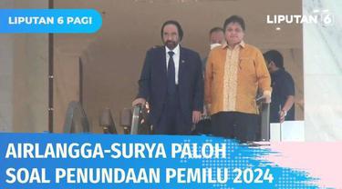 Ketua Umum Golkar, Airlangga Hartarto temui Ketua Umum Nasdem, Surya Paloh. Surya Paloh menegaskan, dirinya dan Airlangga sepakat untuk menjaga pemerintahan Presiden Jokowi hingga akhir periode.