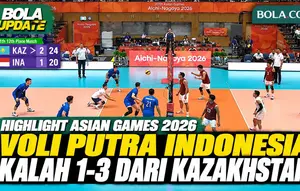Highlight Tim Voli Putra Indonesia vs Kazakhstan di Asian Games 2026