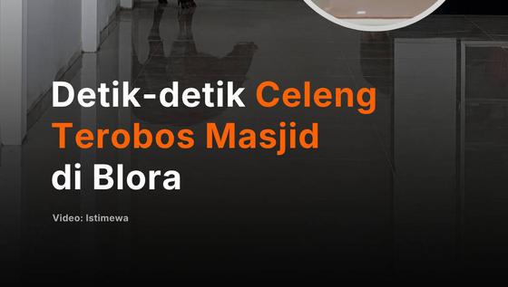 Detik-detik Celeng Terobos Masjid di Blora