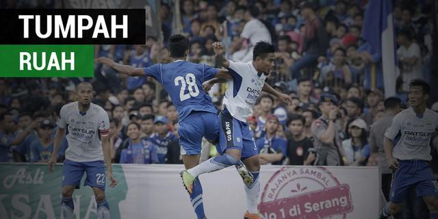 VIDEO: Momen Suporter Tumpah Ruah Nonton Laga Perserang Vs Persib