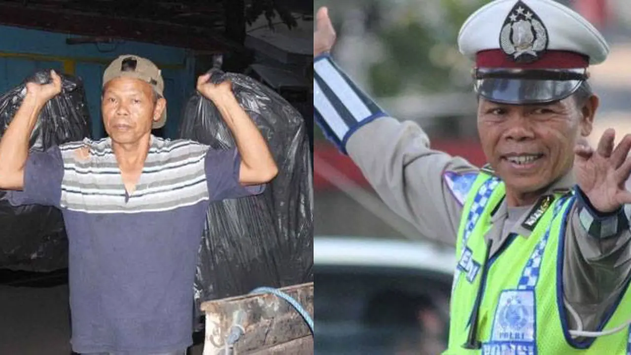 Ogah Dapat Duit Haram, Polisi Jujur Ini Milih Jadi Pemulung 