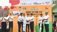 Bank Mandiri memberikan dukungan penuh pada kegiatan Fun Walk Road to PON XXI Aceh-Sumut 2024. (Bank Mandiri)