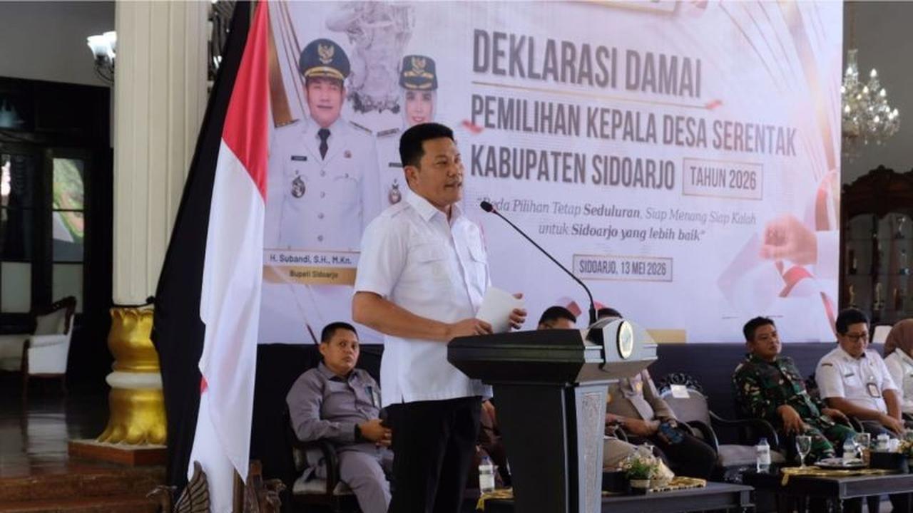 Deklarasi Damai Pilkades Sidoarjo 2026: Komitmen Kuat Jaga Kondusifitas Daerah