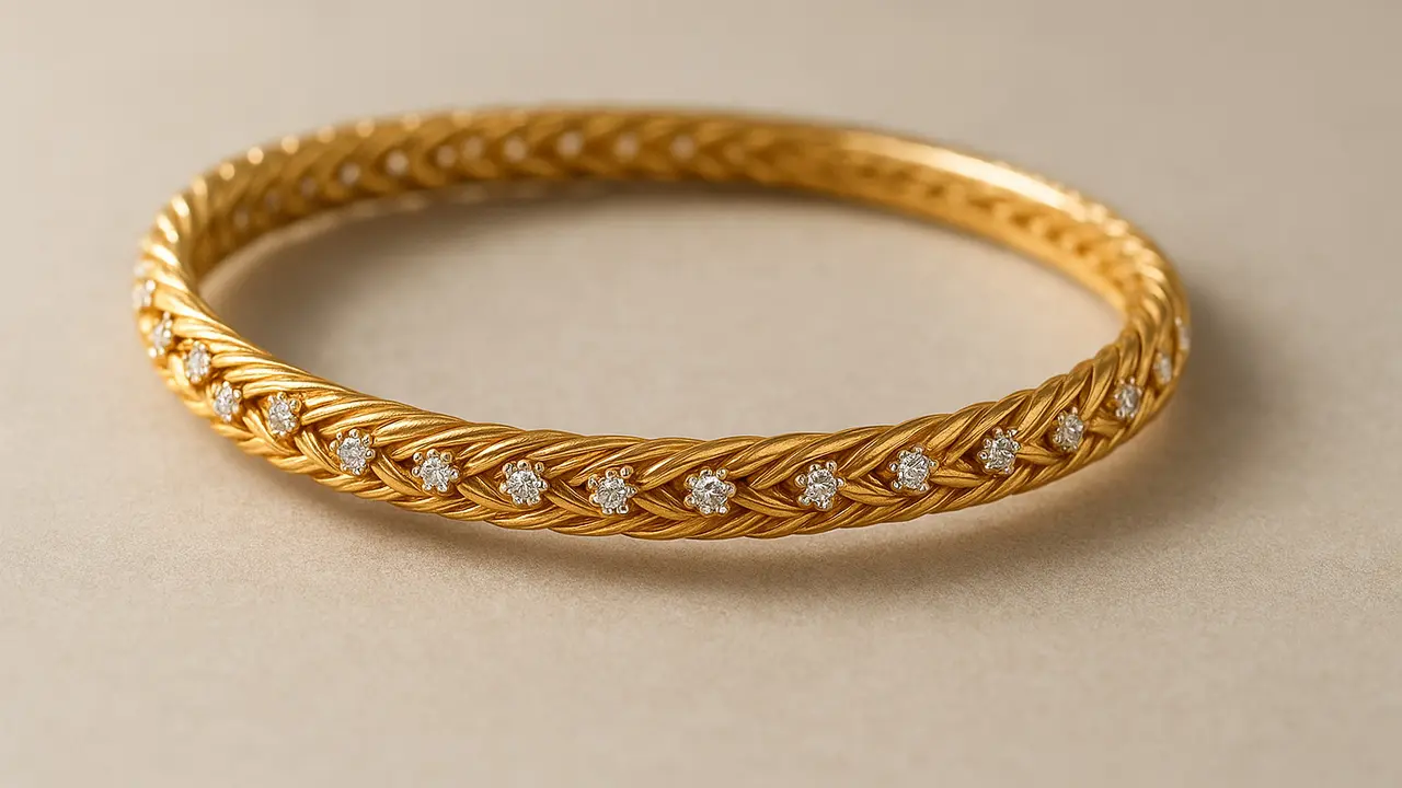 Model Gelang Emas Padi 5 Gram (Foto: ChatGPT)