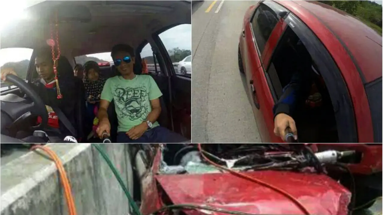Asyik Selfie di Mobil, 2 Warga Malaysia Meregang Nyawa 