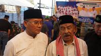 Komisaris PT Persib Bandung Bermartabat (PBB), Umuh Muchtar, saat momen Idul Adha 2026. (Bola.com/Erwin Snaz)