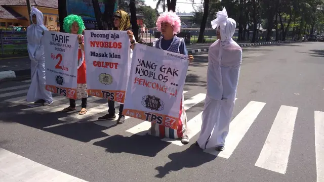 Cara Unik Anak Muda Medan Ajak Warga Nyoblos Pilkada 2018
