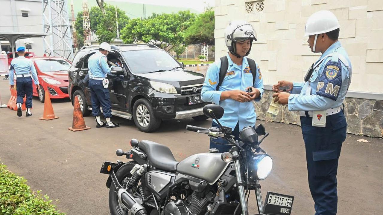 FOTO:  Tegakkan Ketertiban, Pomau Koopsudnas Gelar Operasi Gaktib