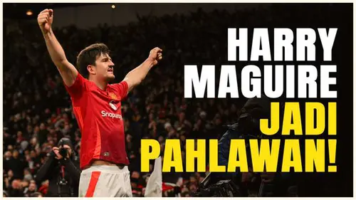 VIDEO: Harry Maguire Jadi Pahlawan, Bawa Manchester United Menang Comeback atas Leicester City