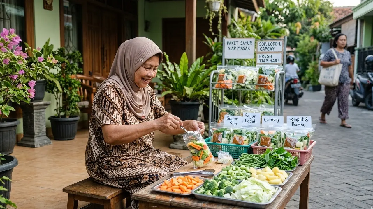 ide jualan di lingkungan padat penduduk untuk usia 50+
