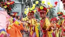 Pertunjukan budaya ini menjadi perwujudan nyata komitmen Jakarta sebagai kota inklusif, berakar pada kearifan lokal, sekaligus terbuka terhadap keragaman budaya. (Liputan6.com/Angga Yuniar)