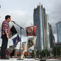 Ahok-Djarot di Konser Gue 2 di Senayan. (Bambang E. Ros/Bintang.com)