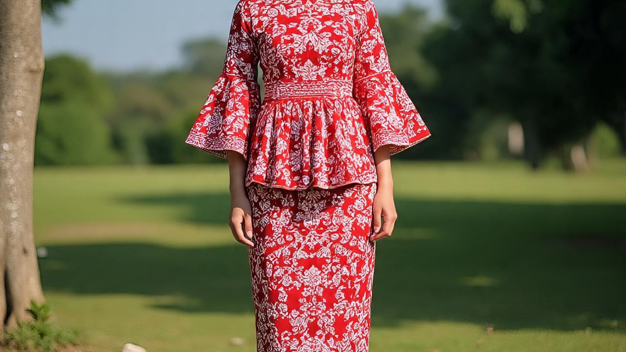 Ilustrasi Dress Batik
