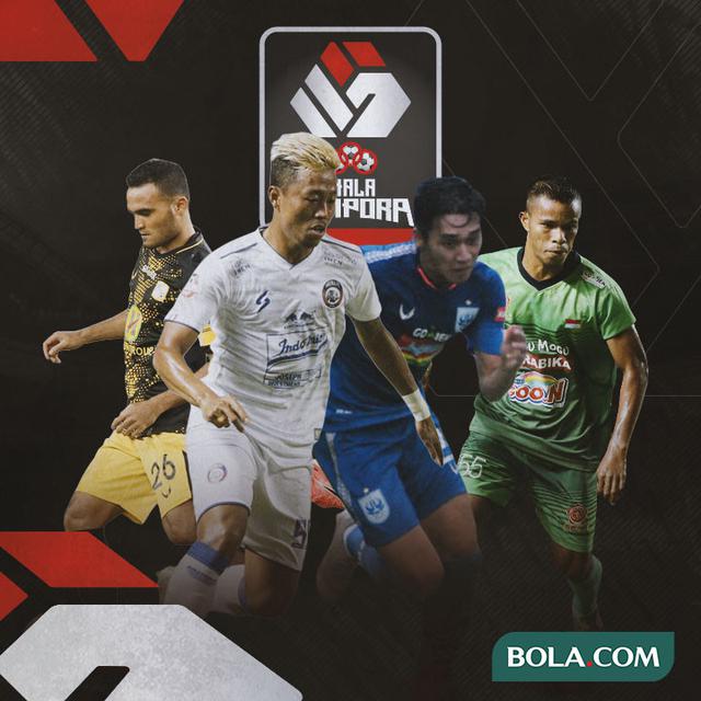 Piala Menpora - Rizky Pora, Kushedya Hari Yudo, Septian David Maulana, Manahati Lestusen