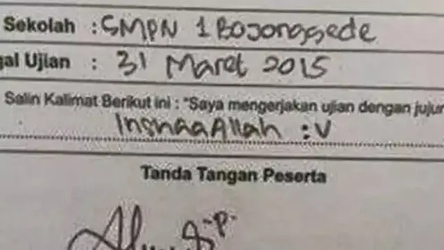 6 Jawaban Murid Pakai Emotikon Ini Kocak, Bikin Guru Tak Habis Pikir