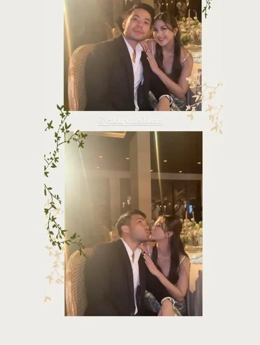Pasutri baru Jessica Mila-Yakub turut hadir. Sebagai bridesmaid, Mila mengenakan spaghetti strap dress bernuansa platinum. [Foto: IG/jscmila].