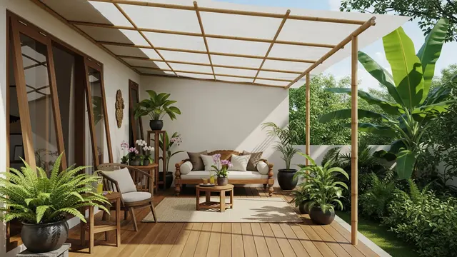 Cara Membuat Teras Rumah Adem Tanpa Biaya Besar, Nyaman untuk Bersantai Meski Cuaca Panas