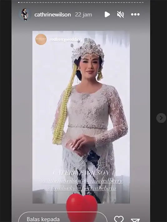 (Instagram/cathrinewilson)