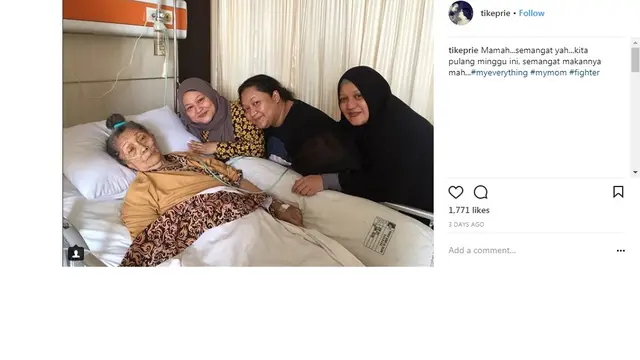 Tike Priatnakusumah (Foto: Instagram)