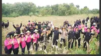 Dukung Program Ketahanan Pangan Nasional, Brimob Polda Jateng Panen Raya 9 Ton Jagung