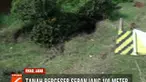 Tanah bergeser sepanjang 100 meter dengan kedalaman mencapai 1 meter. Selain bergeser, juga terlihat beberapa titik lubang yang menganga.