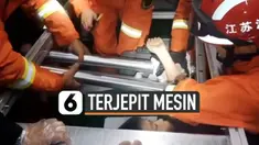 vertical terjepit mesin