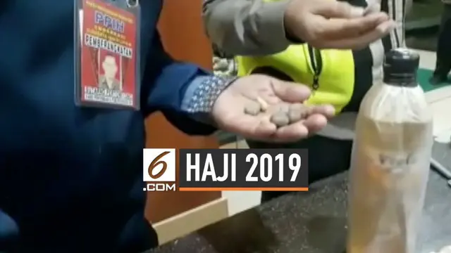 18 butir batu krikil ditemukan di koper jemaah calon haji Koltter 22 embarkasi Surabaya.  PPIH mengimbau para jemaah untuk tidak membawa krikil dari tanah air karena batu krikil banyak tersedia di Musdalifa.