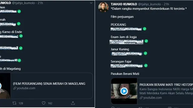 Unggahan Tjahjo Kumolo (Twitter/ tjahjo_kumolo)