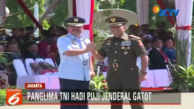 Jenderal Gatot Nurmantyo berhasil menjadikan TNI sebuah institusi yang handal, solid, dan paling dipercaya publik.