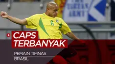 Berita video 5 pemain timnas Brasil dengan penampilan terbanyak.