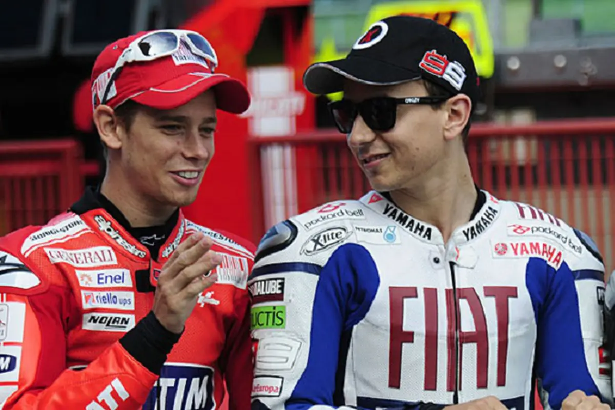 Casey Stoner - Jorge Lorenzo (Autosport)