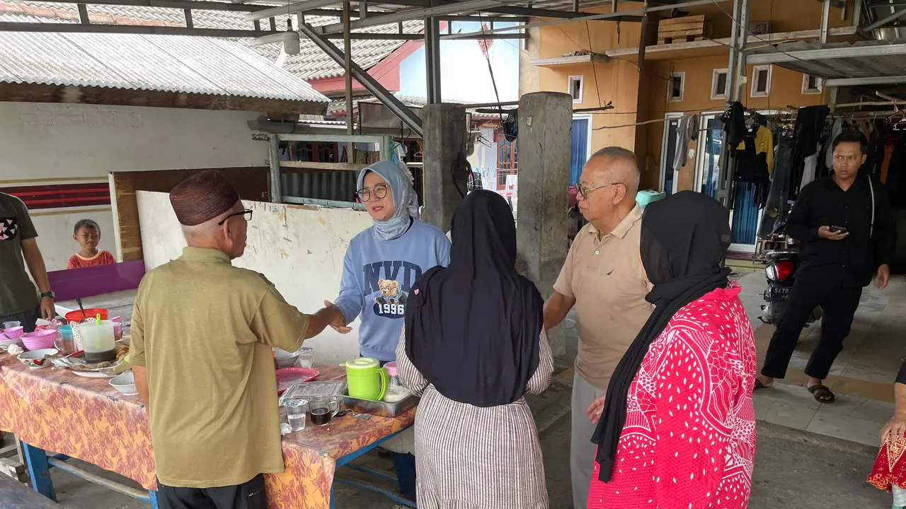 Calon Wakil Wali Kota Pangkalpinang Dessy Ayutrisna (baju biru) (Istimewa)