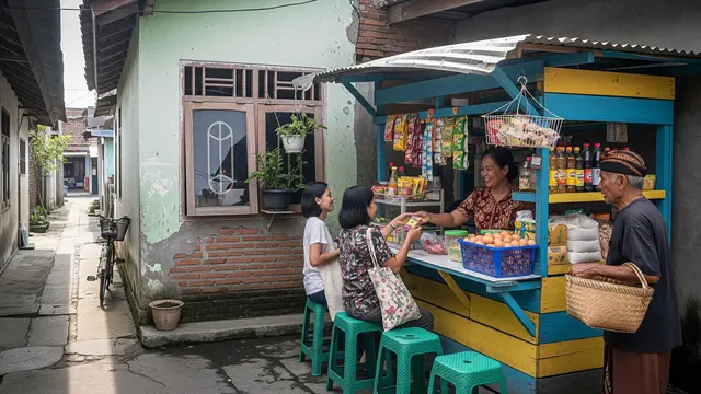 Peluang Usaha Depan Rumah Kecil yang Laku Tiap Hari Meski di Gang Sempit/Gemini AI