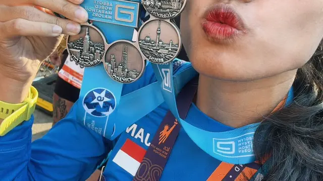 Potret Cantik Namira Adjani Jadi Six Star Finisher Perempuan Termuda Asal Indonesia di New York Marathon 2025