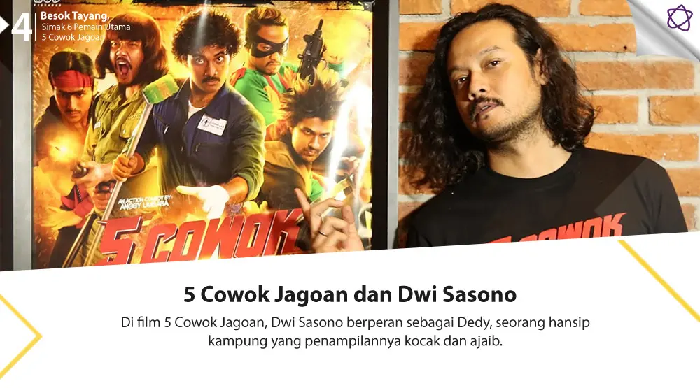 Besok Tayang, Simak 6 Pemain Utama 5 Cowok Jagoan. (Digital Imaging: Nurman Abdul Hakim/Bintang.com)