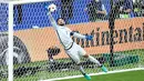 Hugo Lloris - Pemain Timnas Prancis ini mampu melakukan empat kali cleansheet sepanjang putaran final Euro Sepanjang 1020 menit pertandingan ia hanya mencatat sepuluh kali kebobolan. (Foto: AFP/Philippe Lopez)