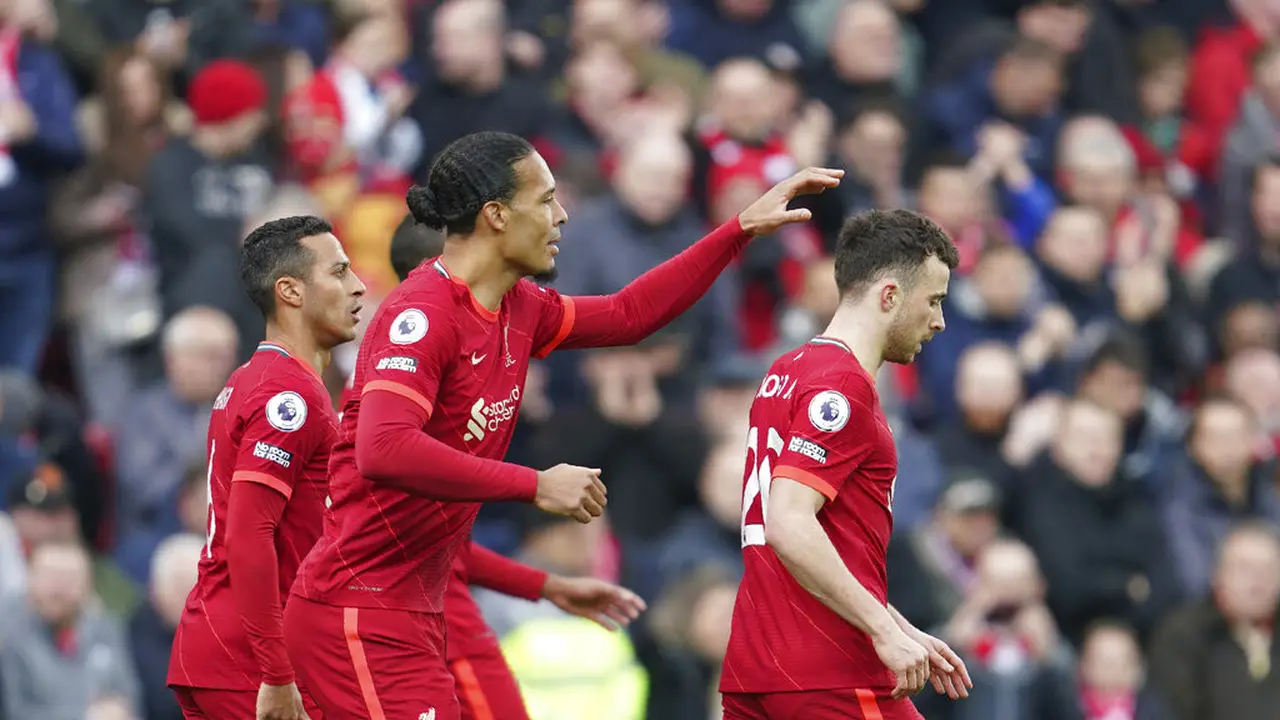 Foto Liverpool melawan Watford