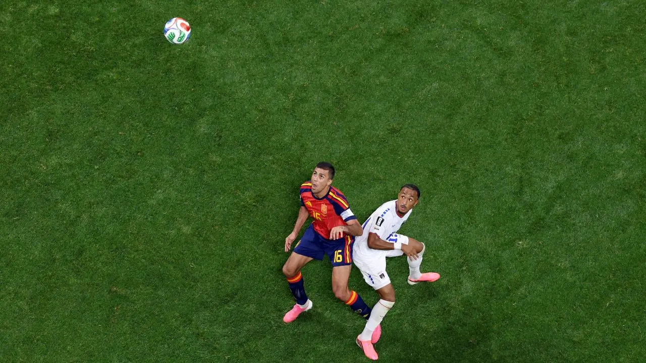 Rodri, Timnas Spanyol vs Tanjung Verde, Piala Dunia 2026