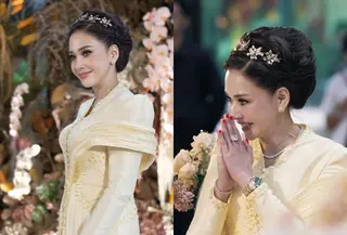 Melihat jam tangan mewah yang dikenakan Maia Estianty di hari lamaran El Rumi dan Syifa Hadju (@bumiauw @maiaestiantyreal)