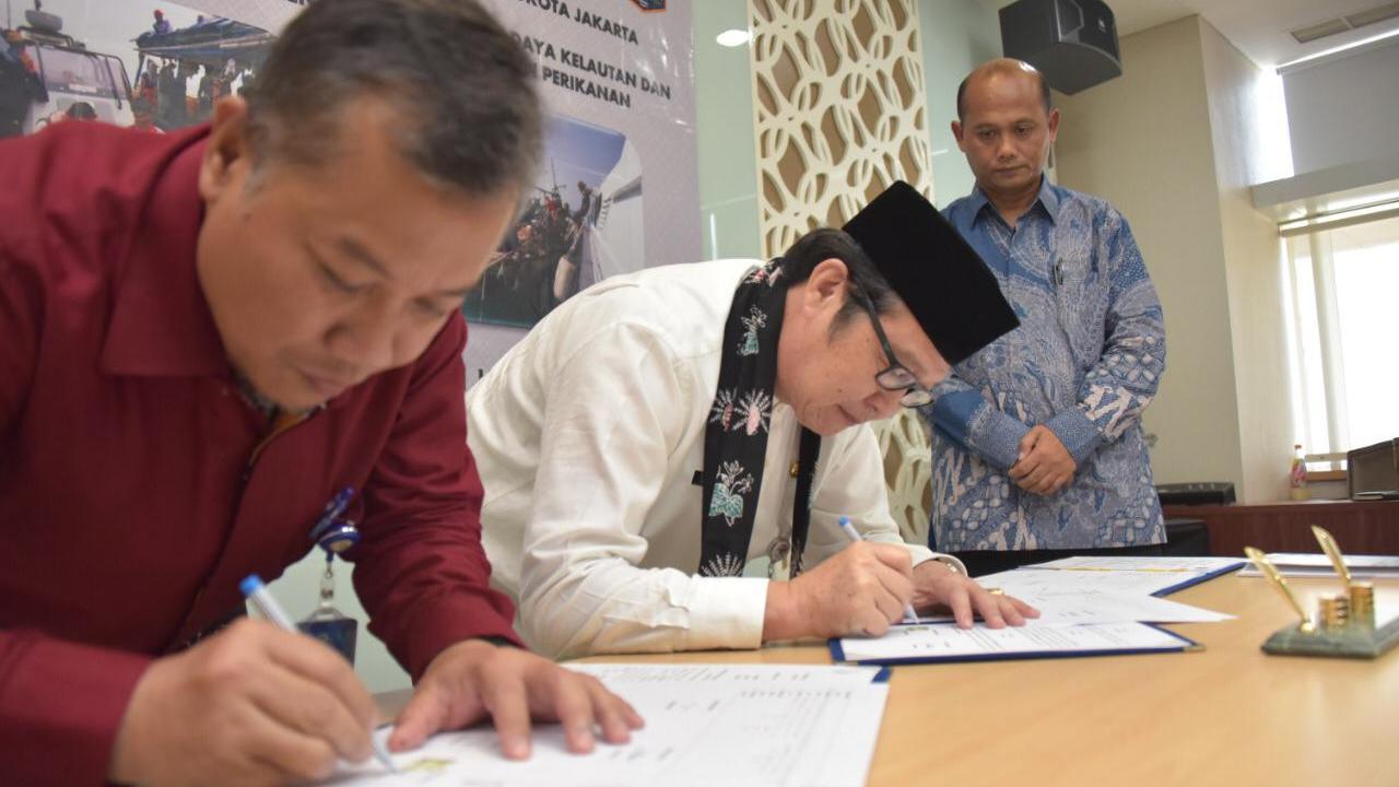Kerja sama Ditjen Pengawasan Sumberdaya Kelautan dan Perikanan Kementerian Kelautan dan Perikanan (PSDKP-KKP) dengan Pemprov DKI.
