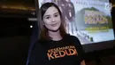 Aktris Cut Meyriska saat peluncuran trailer dan poster film Kesempatan Keduda di Jakarta, Senin (10/9). Selain Cut Meyriska, film ini juga diramaikan oleh Nagita Slavina dan Ayu Ting Ting. (Liputan6.com/Herman Zakharia)