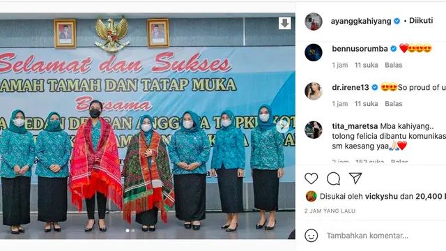 Unggahan Kahiyang Ayu Ikut Dicecar Komentar tentang Kaesang Pangarep - Felicia Tissue