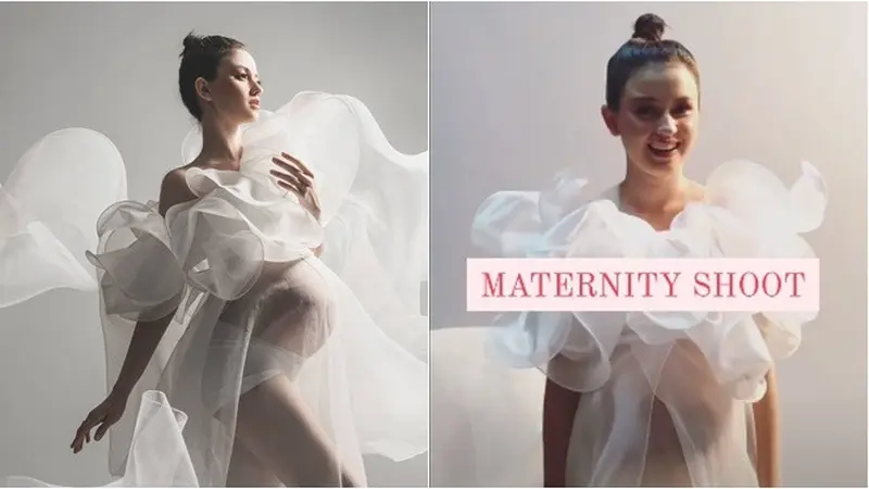 6 Pemotretan Maternity Shoot Kimberly Ryder, Menawan Bak Dewi